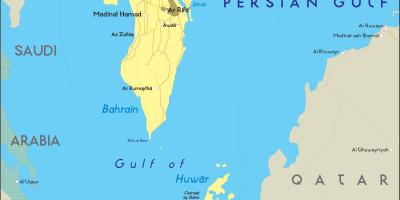 Карта на Бахреин присутен