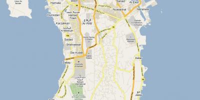 Карта на улица сајтот на Бахреин