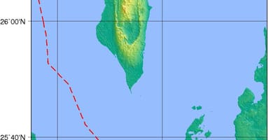 Карта на Бахреин физички