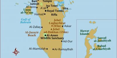 Ал Бахреин мапа